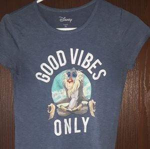 Lion king Rafiki "good vibes" tshirt  size XS